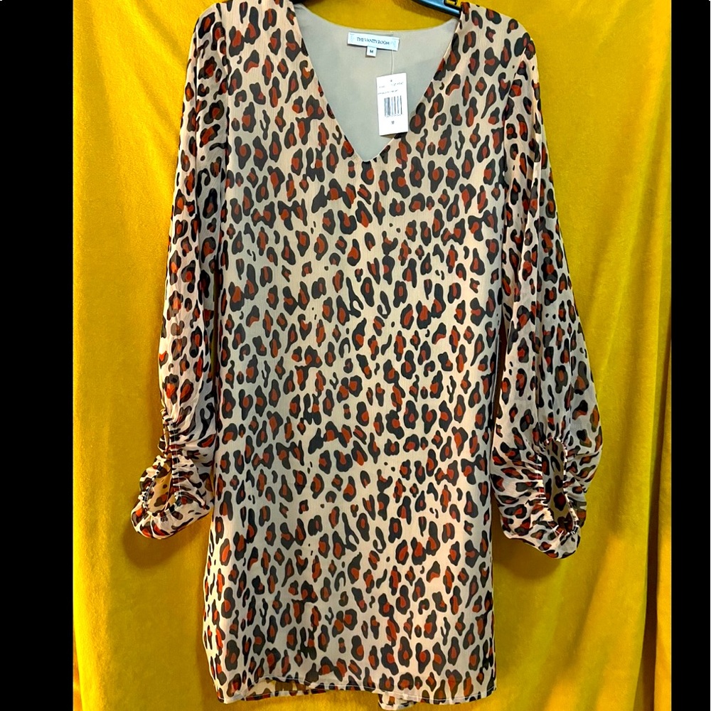 The Vanity Room Animal Print Dress